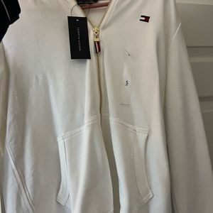 Brand New White Hoodie size small . Smoke free clean home ..